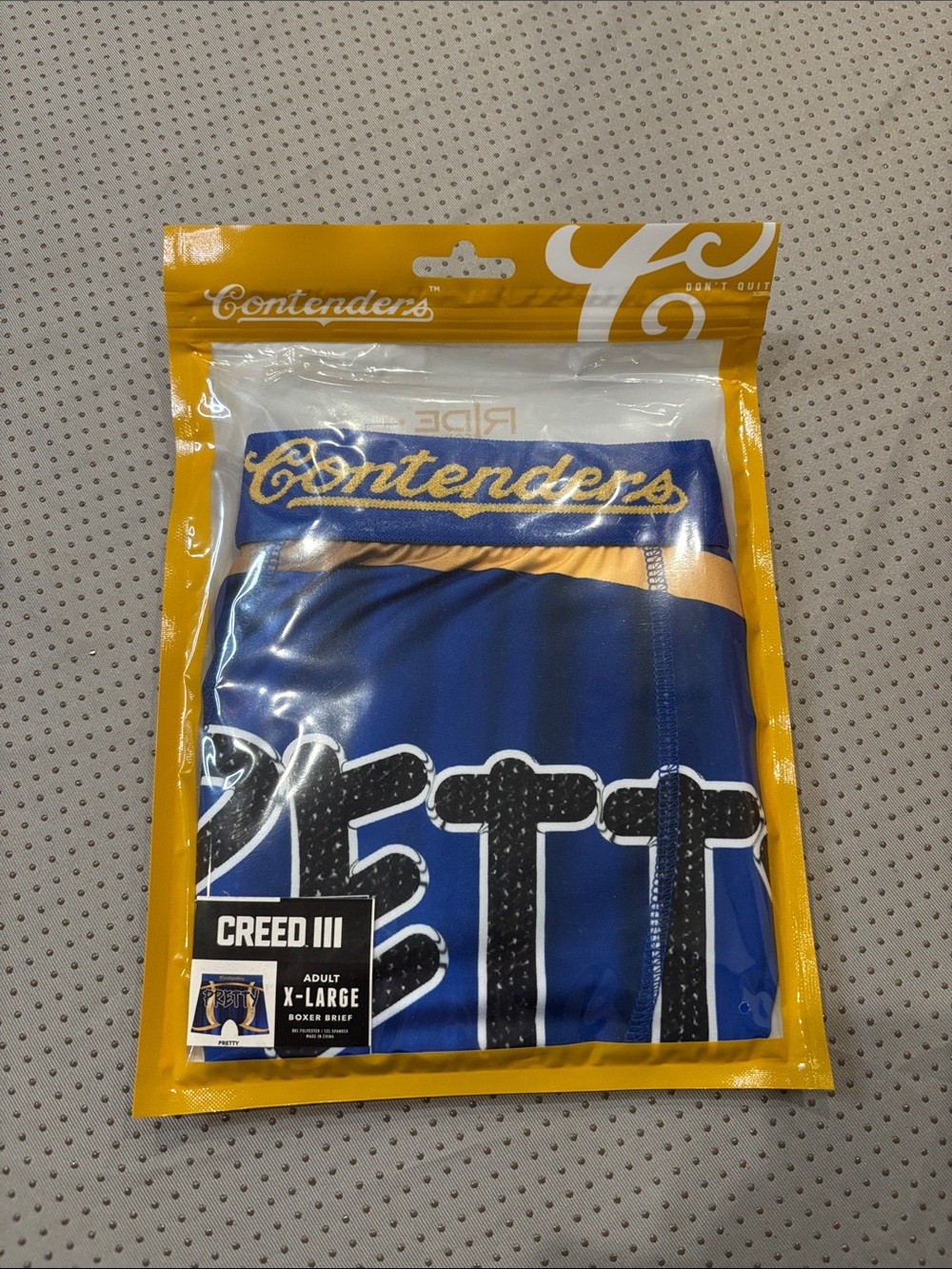 Contenders Creed III Men's Boxer Briefs - Royal Blue